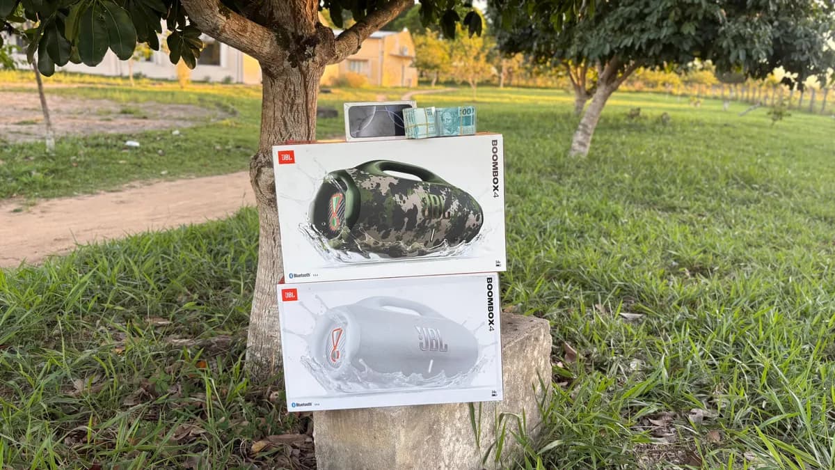 CENTENA : IPHONE 16 PRO MAX + 02 JBL BOOMBOX 4 OU 15.000,00 SORTEIO 09 DE MAIO