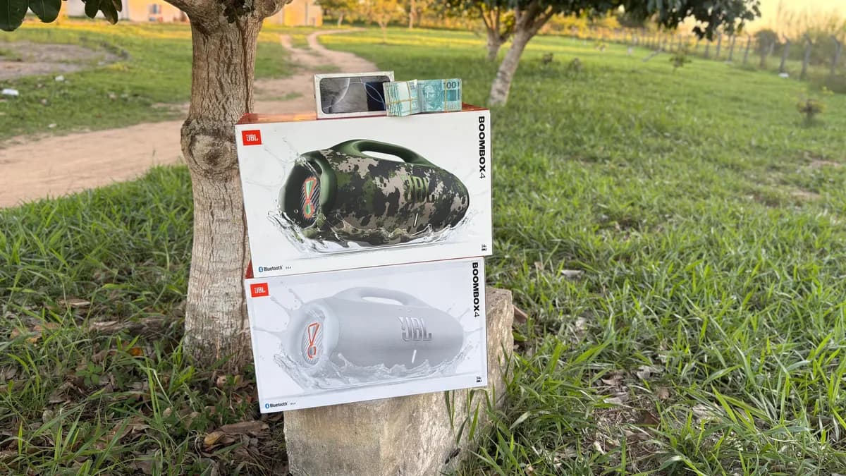 CENTENA : CENTENA : IPHONE 16 PRO MAX + 02 JBL BOOMBOX 4 OU 15.000,00 MIL SORTEIO 04 DE JULHO