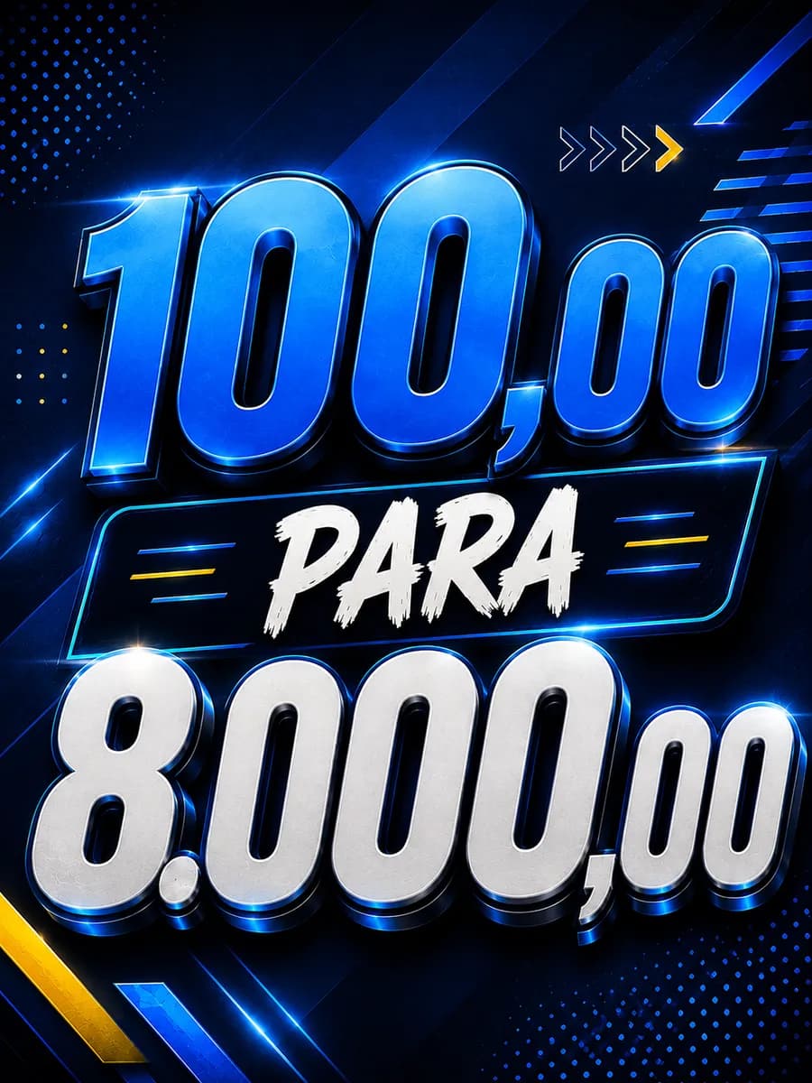 DEZENA : 100,00 PARA 8.000,00 SORTEIO 15 DE JULHO