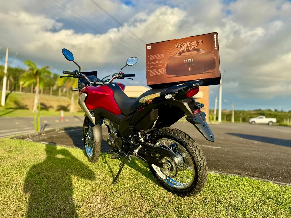 MILHAR : HONDA XRE 190 2026 + BOOMBOX 4 MARROM OU 35.000,00 MIL SORTEIO 16 DE SETEMBRO