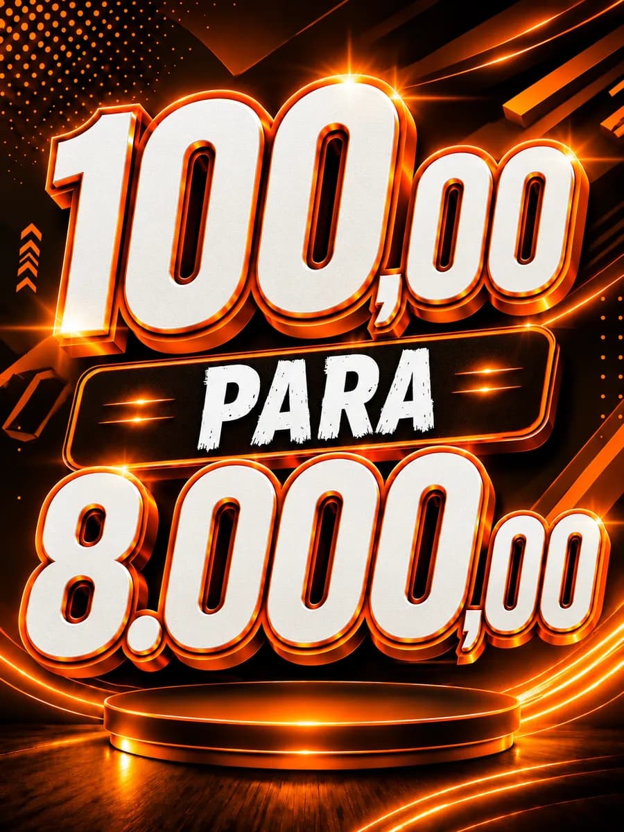 DEZENA : 100,00 PARA 8.000,00 SORTEIO 27 DE SETEMBRO