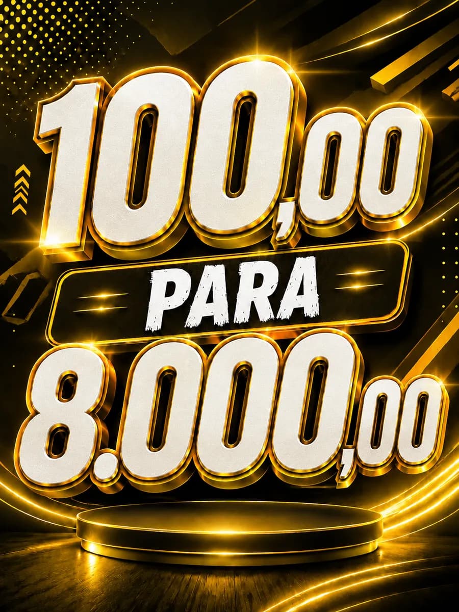 DEZENA : 100,00 PARA 8.000,00 SORTEIO 03 DE OUTUBRO