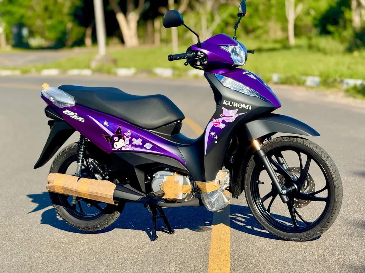 MILHAR POR APENAS 2,00 HONDA BIZ 125 2027 EDIÇÃO LIMITADA - KUROMI DE HELLO KITTY SORTEIO 11 DE OUTUBRO